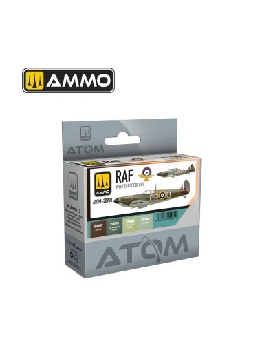 ATOM RAF WWII Early Colors Set - AMMO by MIG Jimenez ATOM-20901