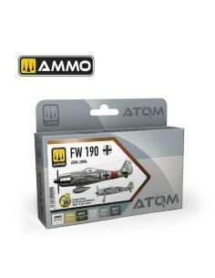 ATOM FW 190 Colors Set - AMMO by MIG Jimenez ATOM-20904
