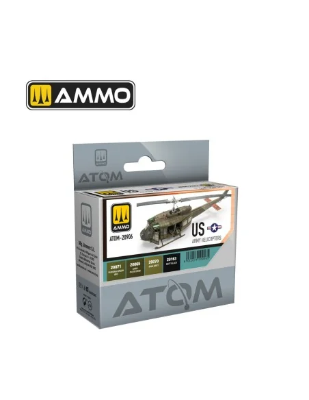 ATOM US Army Helicopters Set - AMMO by MIG Jimenez ATOM-20906