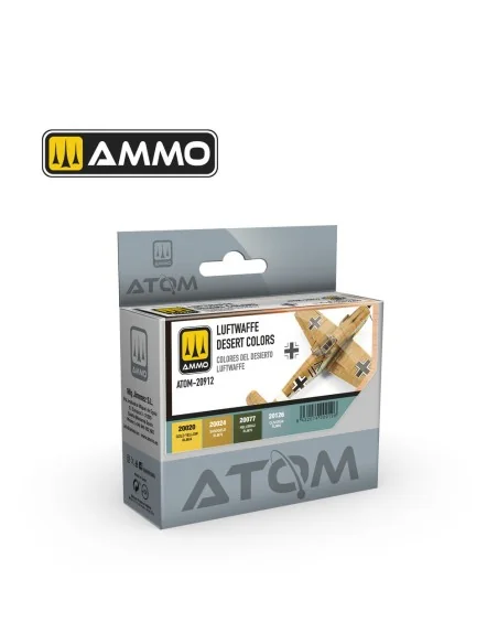 ATOM Luftwaffe Desert Colors Set - AMMO by MIG Jimenez ATOM-20912