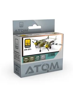 ATOM USAAF WWII Colors Set - AMMO by MIG Jimenez ATOM-20914