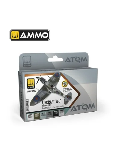 ATOM Beginners Set: Aircraft Vol.1 - AMMO by MIG Jimenez ATOM-20916