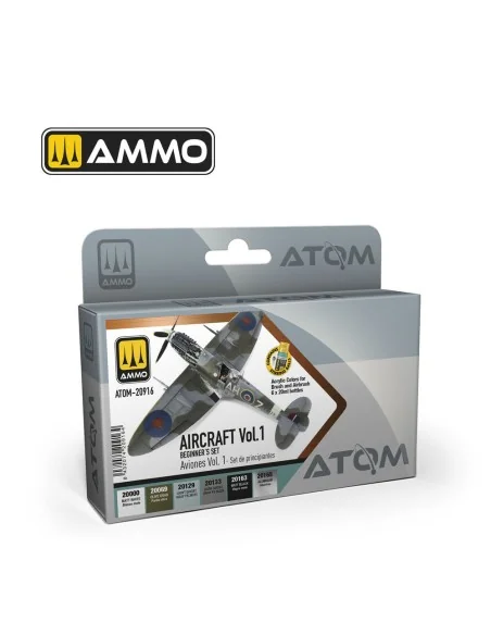 ATOM Beginners Set: Aircraft Vol.1 - AMMO by MIG Jimenez ATOM-20916