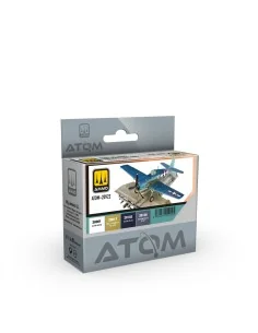ATOM US Navy Aircraft WWII Colors Set - AMMO by MIG Jimenez ATOM-20922