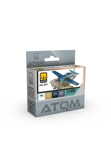 ATOM US Navy Aircraft WWII Colors Set - AMMO by MIG Jimenez ATOM-20922