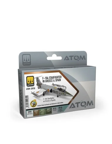 ATOM F-104 Starfighter in Greece and Spain Set - AMMO by MIG Jimene...