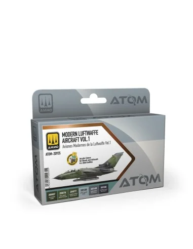 [NO_DESC] ATOM Modern Lufttwaffe Aircraft Vol 1 Set - AMMO by MIG J...