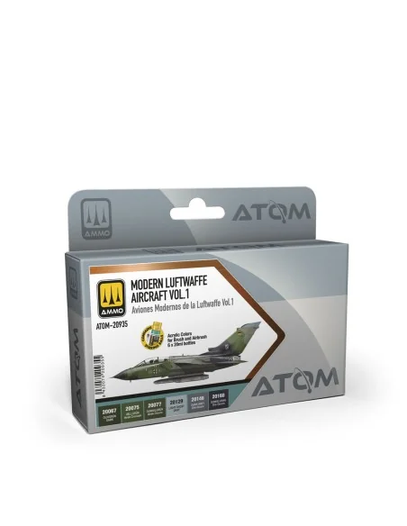 ATOM Modern Lufttwaffe Aircraft Vol 1 Set - AMMO by MIG Jimenez ATO...