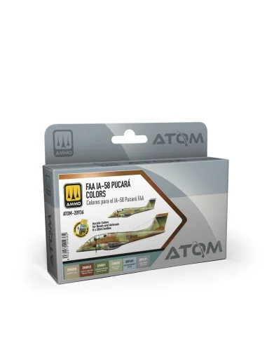 ATOM FAA IA-58 Pucará Colors Set - AMMO by MIG Jimenez ATOM-20936