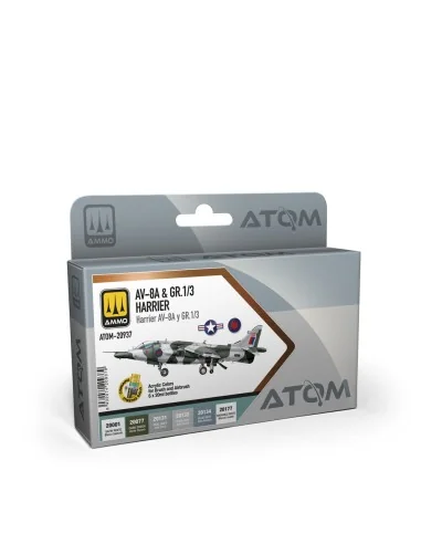ATOM AV-8A & Gr.1/3 Harrier Set - AMMO by MIG Jimenez ATOM-20937