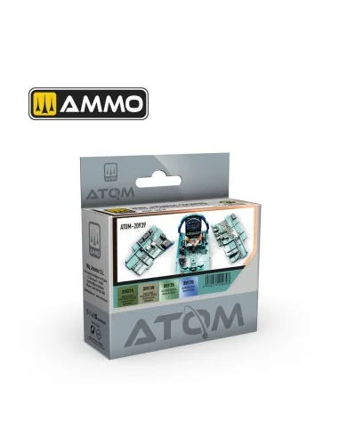 ATOM WWII Japanese Cockpits Set - AMMO by MIG Jimenez ATOM-20939