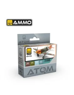 ATOM French WWII Aircraft Colours Set - AMMO by MIG Jimenez ATOM-20940