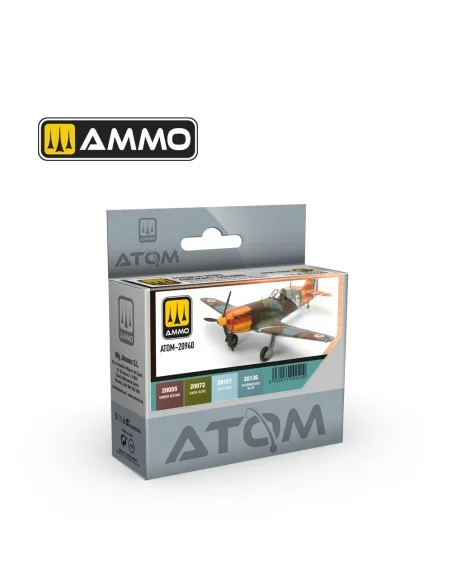 ATOM French WWII Aircraft Colours Set - AMMO by MIG Jimenez ATOM-20940