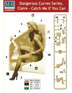 Claire -Catch Me4 If You Can, 1/24 - Master Box Ltd. 24021 2