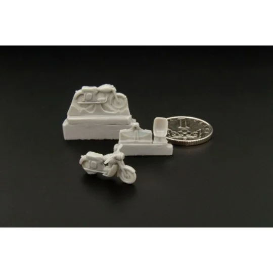 Jawa 250 Kyvacka y 1954 (2pcs), 1/120 - Hauler HTT120054 Jawa 250 Kyvacka y 1954 (2pcs), 1/120 - Hauler HTT120054