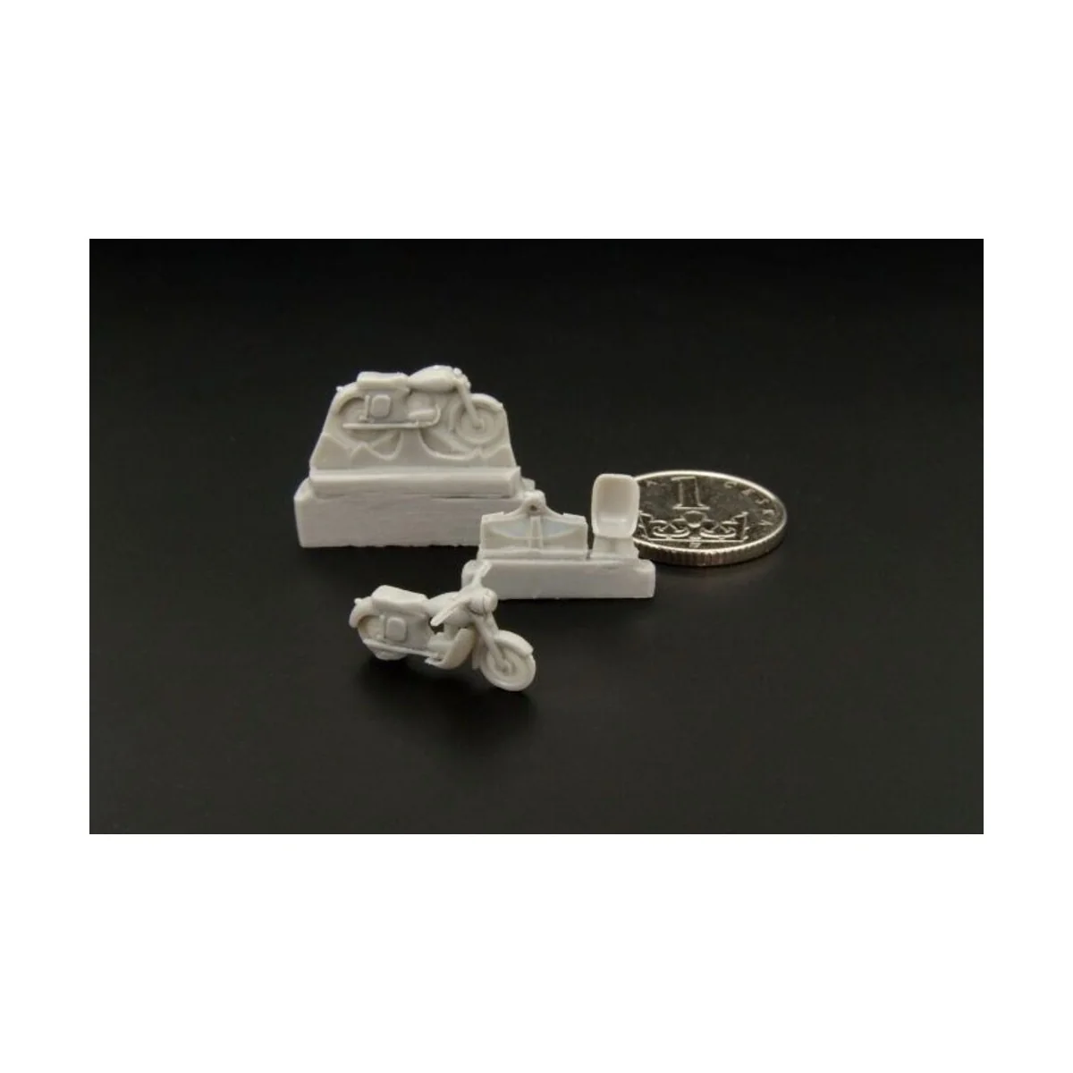 Jawa 250 Kyvacka y 1954 (2pcs), 1/120 - Hauler HTT120054 Jawa 250 Kyvacka y 1954 (2pcs), 1/120 - Hauler HTT120054