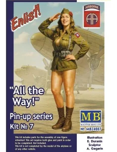 Pin-up series, Kit No.7 All the Way!, 1/24 - Master Box Ltd. 24087