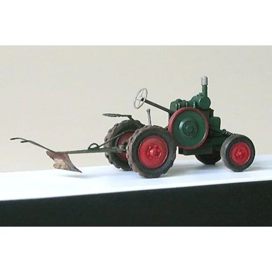 Tractor Svoboda with plow year1937, 1/120 - Hauler HTT120057 Tractor Svoboda with plow year1937, 1/120 - Hauler HTT120057