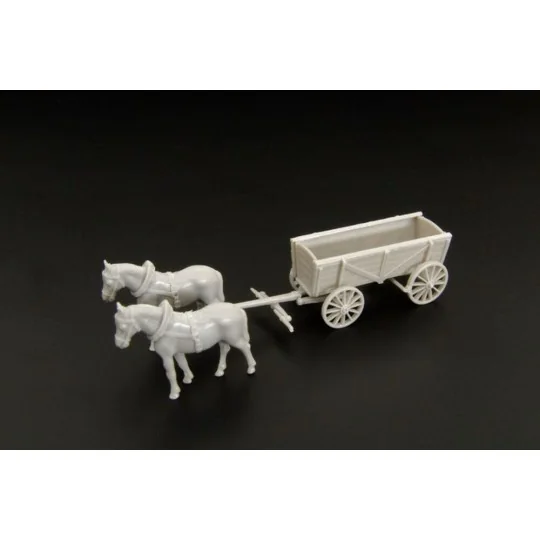 Horse drawn wagon, 1/120 - Hauler HTT120059