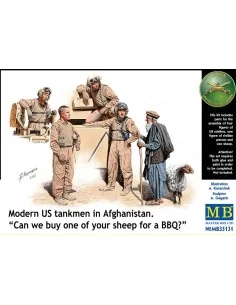 Modern U.S. tankmen in Afghanistan, 1/35 - Master Box Ltd. 35131