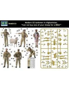 Modern U.S. tankmen in Afghanistan, 1/35 - Master Box Ltd. 35131 2