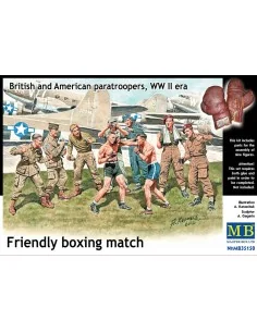 Friendly boxing match.Brit.+Amer.paratro, 1/35 - Master Box Ltd. 35150