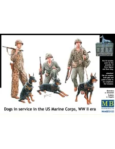 Dogs in service in US Marine Corps, 1/35 - Master Box Ltd. 35155