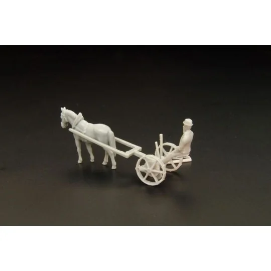 Grass chopper MELICHAR w horse, 1/120 - Hauler HTT120064 Grass chopper MELICHAR w horse, 1/120 - Hauler HTT120064