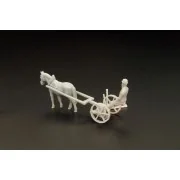 Grass chopper MELICHAR w horse, 1/120 - Hauler HTT120064 Grass chopper MELICHAR w horse, 1/120 - Hauler HTT120064