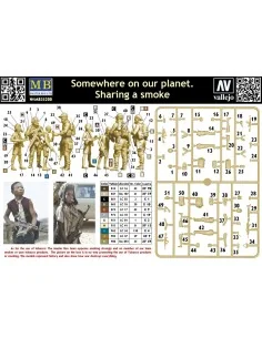 Somewhere on our planet. Sharing a smoke, 1/35 - Master Box Ltd. 35200 2