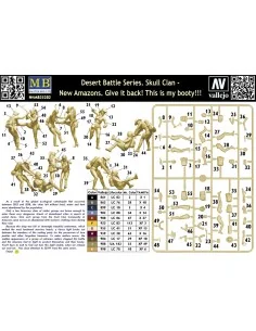Desert Battle Series. Skull Clan-New Amazons, 1/35 - Master Box Ltd... 2