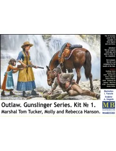 Outlow. Gunslinger series Kit No.1. Marshal Tom Tucker, Molly a.Reb...