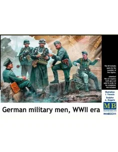 German military men, WWII era, 1/35 - Master Box Ltd. 35211