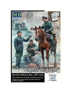 Urgent Dispatch. German Military Men, WWII era, 1/35 - Master Box L...