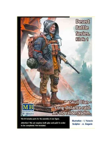 Skull Clan Long-distance raid. Kit 1. An old raider. Vadim, 1/35 - ...