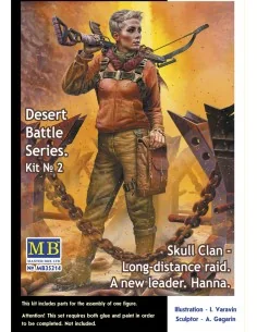 Skull Clan Long-distance raid. Kit 2. A new leader. Hanna, 1/35 - M...