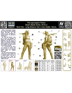 Skull Clan Long-distance raid. Kit 2. A new leader. Hanna, 1/35 - M... 2