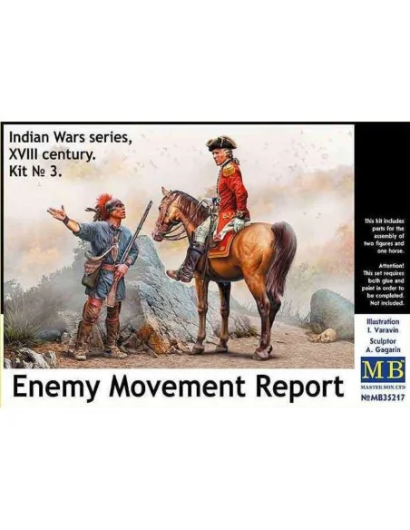 Enemy Movement Report. Indian Wars Series, XVIII century. Kit No. 3...