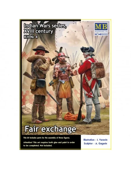 Fair exchange. Indian Wars Series, XVIII century. Kit No.4, 1/35 - ...