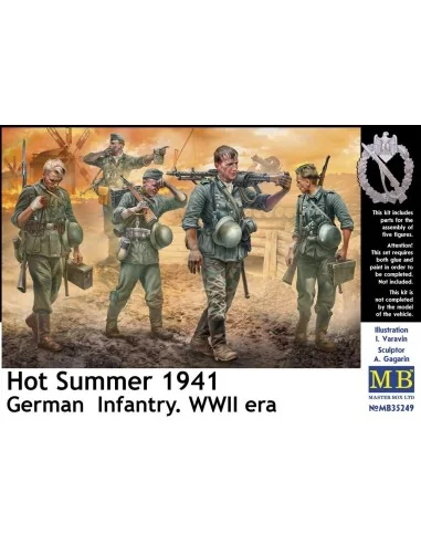 Hot Summer 1941. German Infantry, WWII era, 1/35 - Master Box Ltd. ...