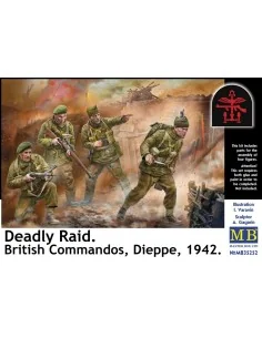 Deadly Raid. British Commandos, Dieppe, 1942, 1/35 - Master Box Ltd...
