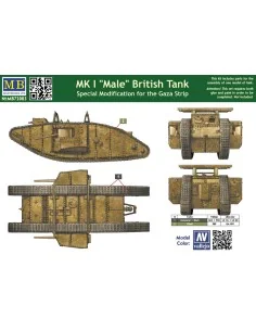MK I Male British tank, Special modificat, 1/72 - Master Box Ltd. 7... 2