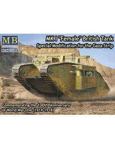 Mk I Female British tank, Specila modific, 1/72 - Master Box Ltd. 7...
