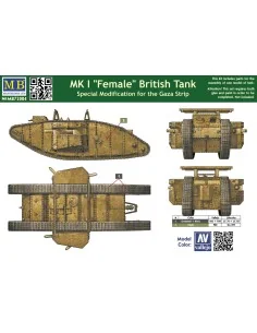 Mk I Female British tank, Specila modific, 1/72 - Master Box Ltd. 7... 2