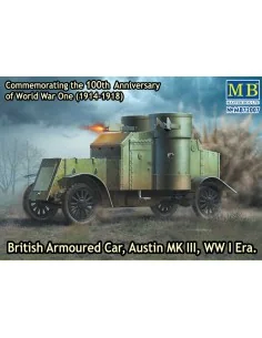Austin Mk.III British armored car1914-18, 1/72 - Master Box Ltd. 72007