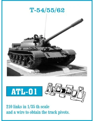 Tracks for T 54/55/62, 1/35 - Friulmodel ATL-001
