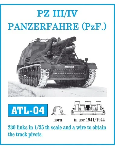 Tracks for Pz III (H-K) / Pz IV (E-J), 1/35 - Friulmodel ATL-004