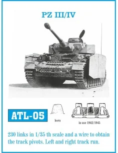 Tracks for Pz III (H-K) / Pz IV (F-J), 1/35 - Friulmodel ATL-005