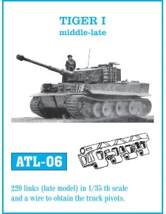 Tracks for Tiger I middle-late middle-late, 1/35 - Friulmodel ATL-006
