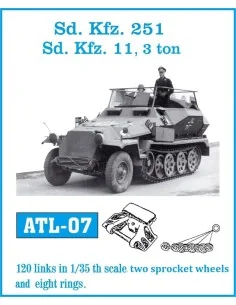 Tracks for SdKfz 251 Halftrack, 1/35 - Friulmodel ATL-007